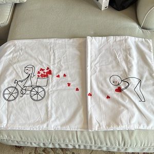 Adorable Love Long Pillow Case